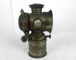 Lamp Faux Brass Bicycle Carbide Torch Light Acetylene ...