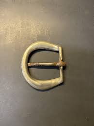 Vintage Late 1800s Early 1900s Silver & Steel Round Mens ...