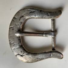 Solid,vintage,beaten & Distressed Medieval Belt Buckle ...
