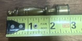 Vintage Heavy Brass Lamp Finial Light Part Hardware 3” Tall ...