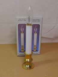 Set of 2 Battery Operated Cordless Vintage Window Candle ...