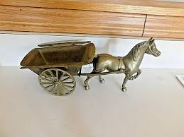 Brass Horse and Cart figurine | eBay