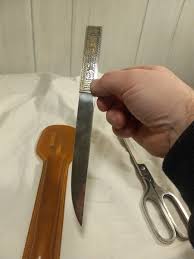 Vintage Set of Letter Opener Scissor and Ruler Nice! Made in ...