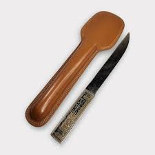 VINTAGE SOLINGEN ETHNIC Stainless Letter Opener Ruler Knife ...