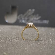0.33ct Diamond 18carat Yellow Gold Solitaire, Engagement Ring, Fashion Ring - Etsy