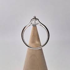 Cathedral Shank Silver Ring with an 8x4mm Marquise claw setting. Ready – TheJewelleryBuilder