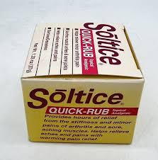 Soltice Quick-Rub Topical Analgesic 1.33 OZ, New in Box | eBay