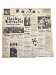 John Lennon Yoko Ono Plastic Band 1972 Some Time in New York ...