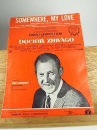 Vintage Sheet Music, Doctor Zhivago, Somewhere, My Love, Ray ...
