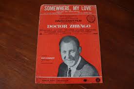 Vintage Sheet Music - Somewhere My Love (Lara's Theme Dr ...
