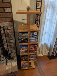 Turntable movie shelf. : r/BeginnerWoodWorking