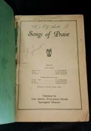 Songs of Praise 1935 Christian Hymnal 1st Ed Softcover ...