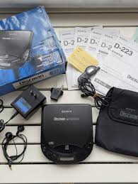 SONY D-223 CD Walkman Portable CD Player Black Operation Confirmed - Excellent. | eBay