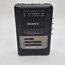 Vintage Sony Walkman WM-AF50 Black Mega Bass Cassette Player ...