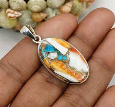 Buy Natural Oyster Copper Turquoise 925 Sterling Silver Gemstone Pendant, Handmade Pendant, Women Gift, Popular Pendant, Everyday Use Pendant Online in India - Etsy