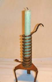 Spiral Candle Holder – c. Early 1900s – Made In The 18th Century Style | Fayrehale Farm: Gifts, Antiques, Christmas, Chantecler Chickens