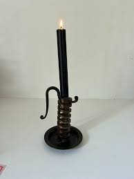 French Wrought Iron Candle Holder: Adjustable Rustic Industrial Decor - Etsy