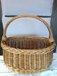 A French Wicker Market Basket - Etsy