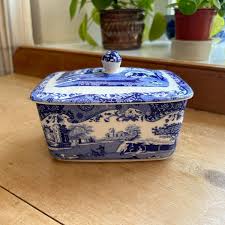Spode, England Vintage 2004 Rectangular Covered Butter or ...