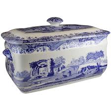 Spode Blue Italian Bread Bin - Bed Bath & Beyond - 3657063