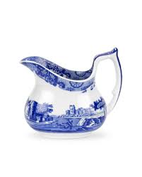 Blue Italian Milk Jug Blue/White - Newport