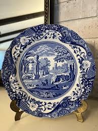 Vintage Spode Round Porcelain Dinner Plate 10 1/2” Italian Design C.1816 England | eBay