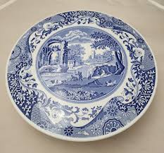 SPODE BLUE & White ITALIAN Cheese Plate or Cake Plate 11 1/2" ENGLAND C.1816 | eBay Australia
