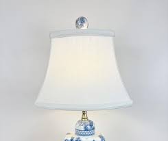 Blue & White Chinoiserie Porcelain Table Lamp: Vintage Style ...