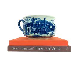 Vintage Victoria Ware Blue & White Water Pitcher ...