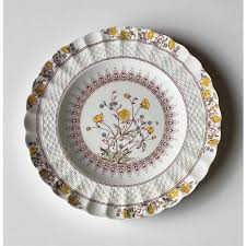Mid 20th Century Spode Buttercup Luncheon Plates, Set of 4 ...