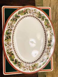 Spode Christmas Rose China Pattern (england) 15” Oval ...