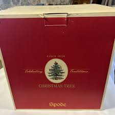 Spode Christmas Tree Cookie Jar With Train Hand Painted ...