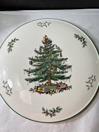 Spode Christmas Tree Round 11-1/2" Cheese Plate | eBay