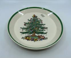 Spode- Christmas- Tree- Open- Pie- Plate- Serving- Dish ...