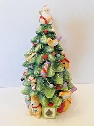 Spode Ceramic Christmas Tree Cookie Jar & Lid *Prestige ...