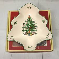 Spode Christmas Tree Dish Candy Nuts Holiday With Box 8" | eBay