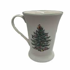 Spode by Pimpernel Christmas Tree Pedestal Style Ceramic ...