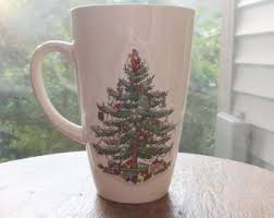 Spode Large Latte Mug Christmas Tree Original Box - Etsy