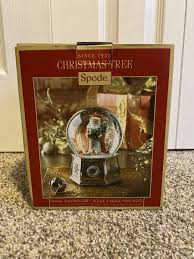 Portmeirion Spode 6.5" Musical Tree Snow Globe Christmas ...