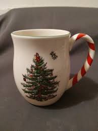 Spode Christmas Tree Mug Peppermint Striped Candy Cane ...