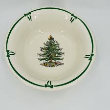 Spode Christmas Tree Punch Bowl Large Footed Made In England | eBay