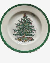 HTF Spode England Christmas Tree 7 3/4" Replacement Plate S3324-U | eBay