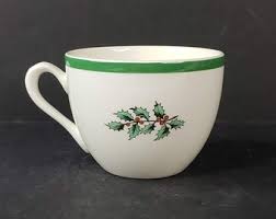 Vintage Spode Christmas Tree Tea Cup and Saucer Made in ...