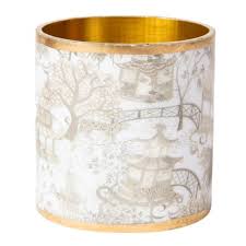 Set of 4 Taupe Garden Party Enameled Napkin Rings – Up For ...