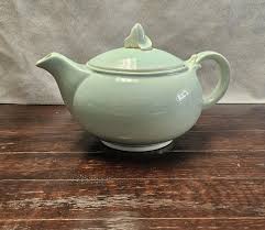 Vintage Taylor Smith & Taylor Surf Green LuRay Pastel Teapot ...