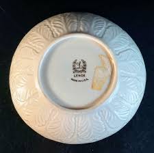 Vintage Lenox Cream Colored Porcelain Bowl Gold Trim ...