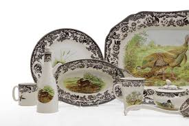 Sold at Auction: A Spode Woodland porcelain dinner service