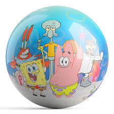 SpongeBob Beach Party bowling ball
