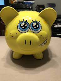 Spongebob Squarepants Pig Bank Ceramic 2014 Viacom Fab ...
