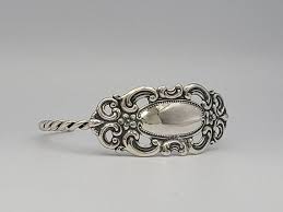 Ornate Floral Cuff Bracelet 925 Sterling Silver, Vintage Estate Jewelry, Item W#1641 - Etsy Israel